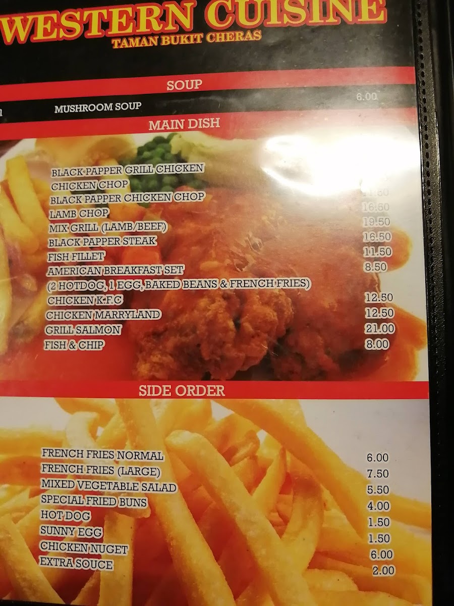 Menu Western Cuisine Taman Bukit Cheras-4