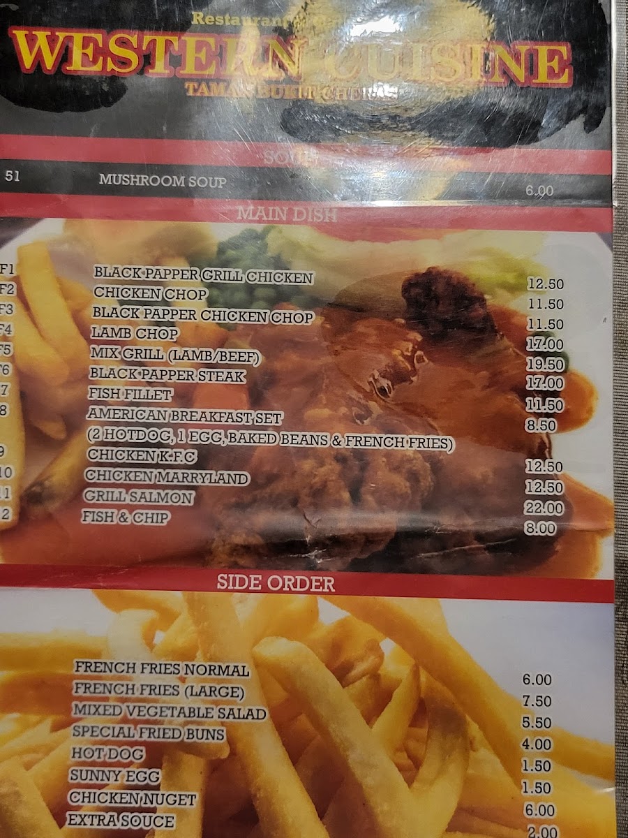Menu Western Cuisine Taman Bukit Cheras-5