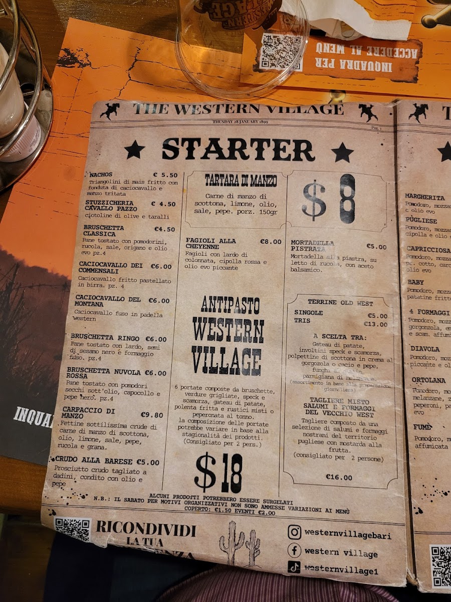 Menu Western Village-10