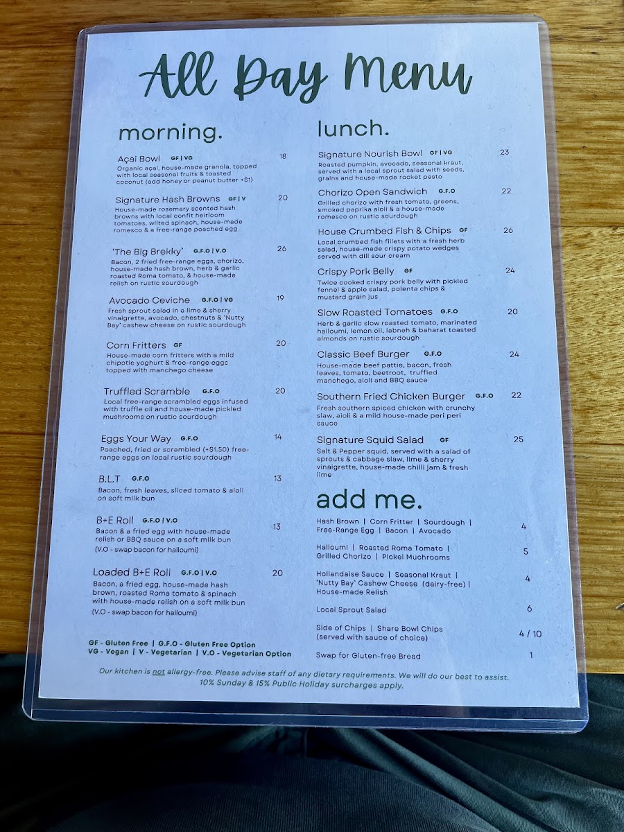 Menu Wharf Street Cafe (Nambucca Heads)-4
