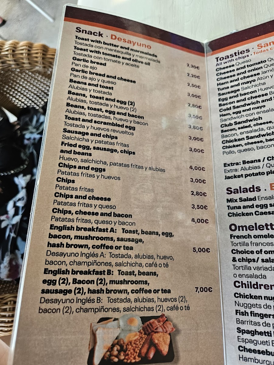 Menu Wheel Tapas & Punters-4