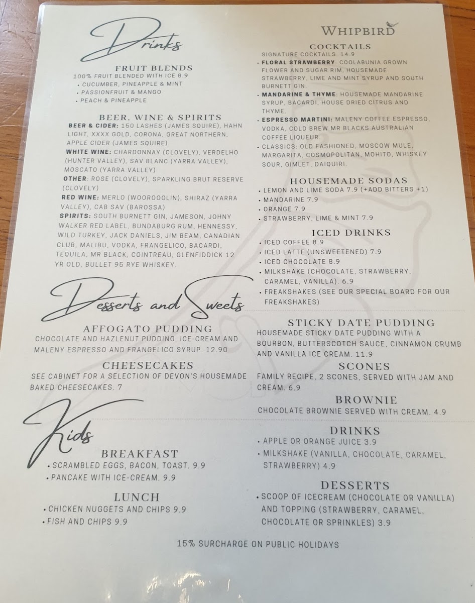 Menu Whipbird-6