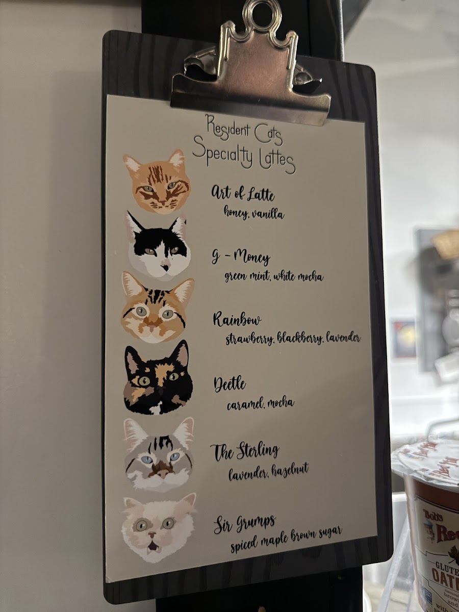Menu Whiskers Cat Cafe & Coffeehouse-9