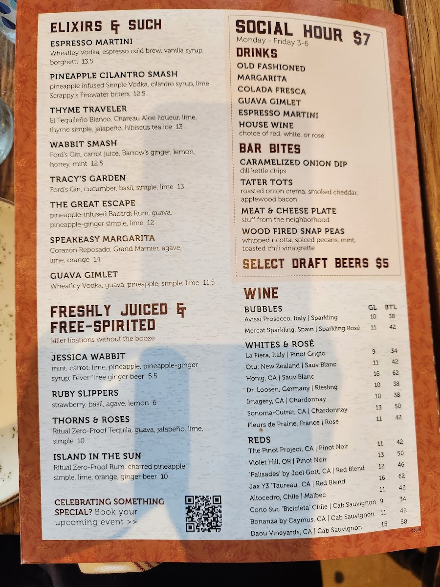 Menu Whiskey Cake Kitchen & Bar-1