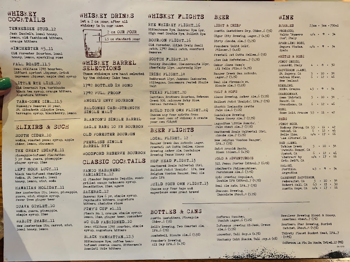 Menu Whiskey Cake Kitchen & Bar-5