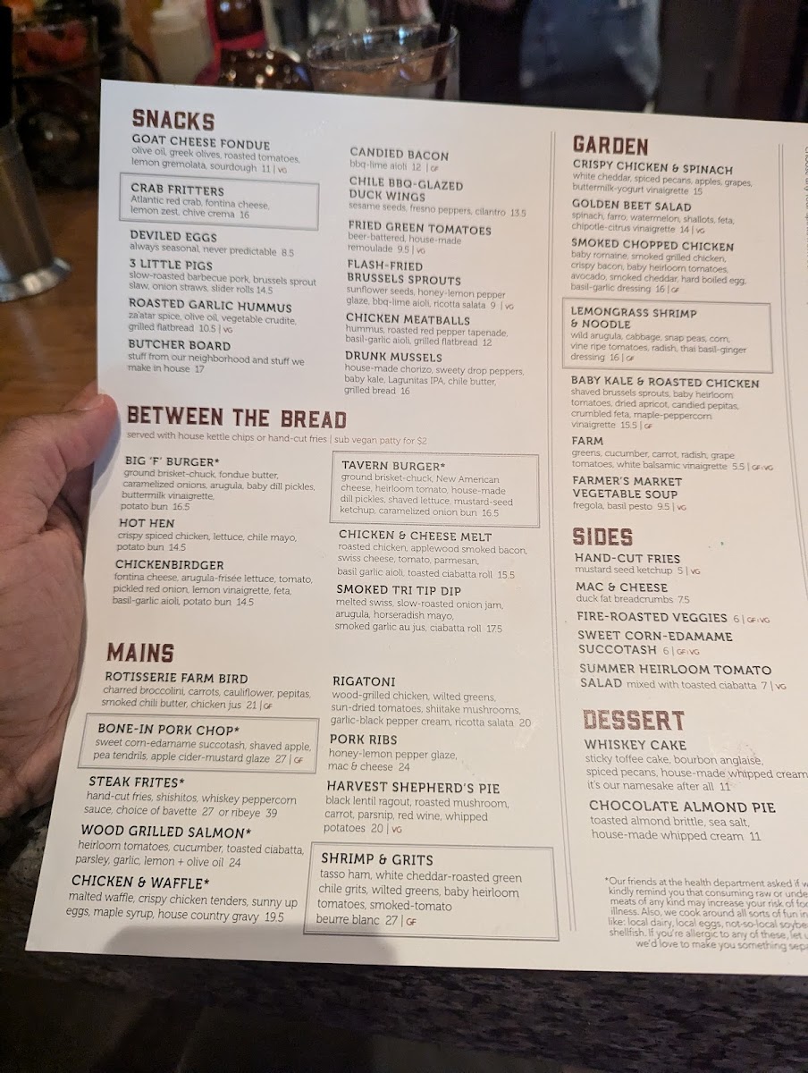 Menu Whiskey Cake Kitchen & Bar-7