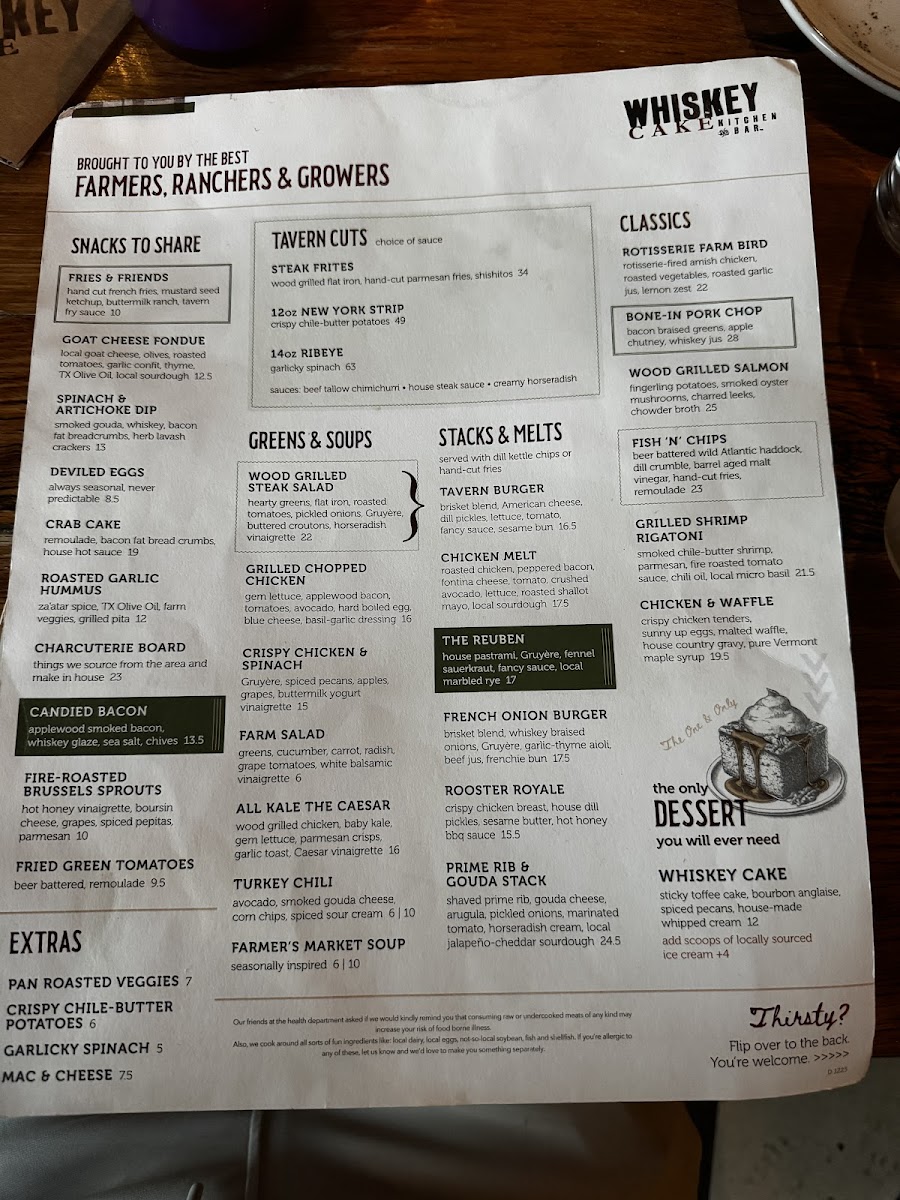 Menu Whiskey Cake Kitchen & Bar-8