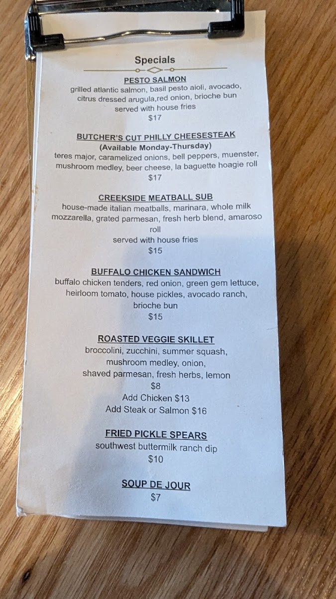 Menu Whiskey River Pizza & Pub-5
