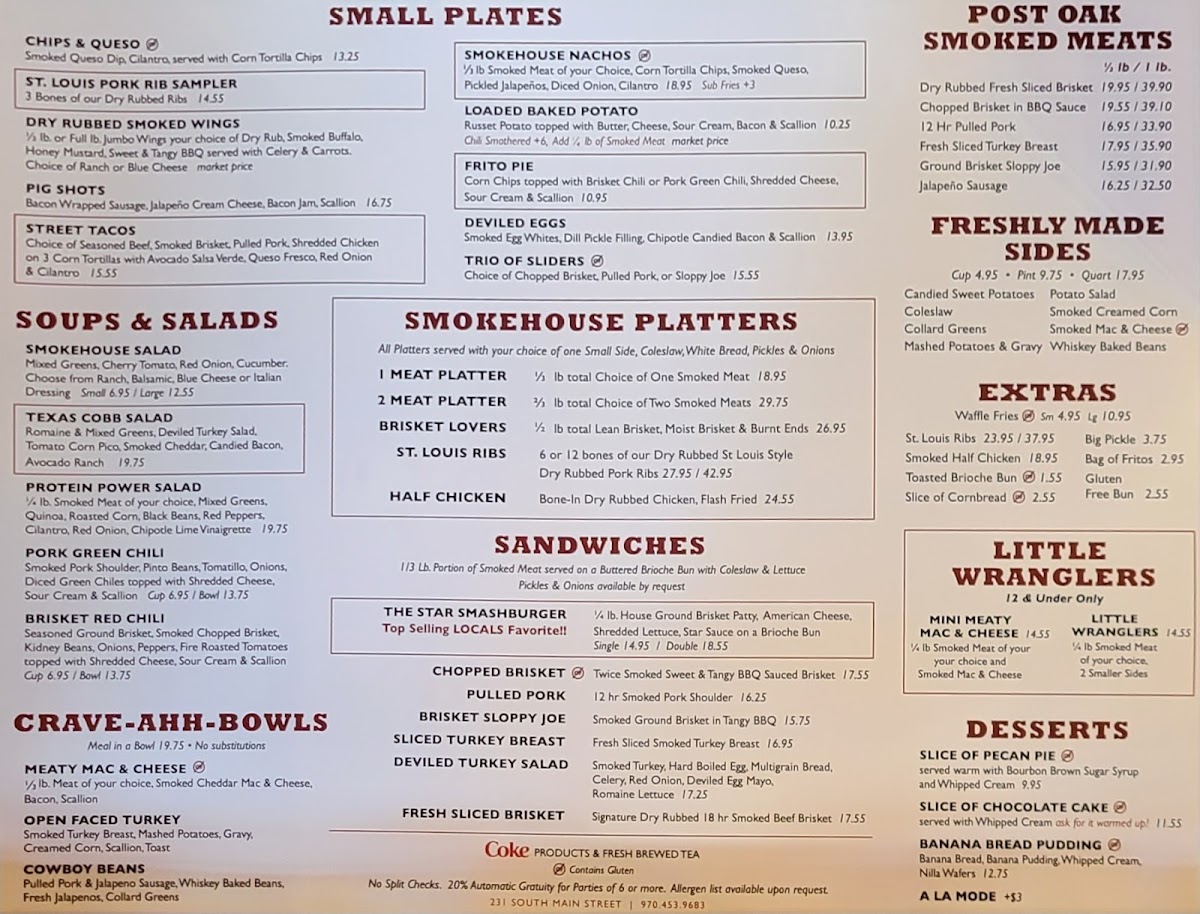 Menu Whiskey Star Smokehouse-1