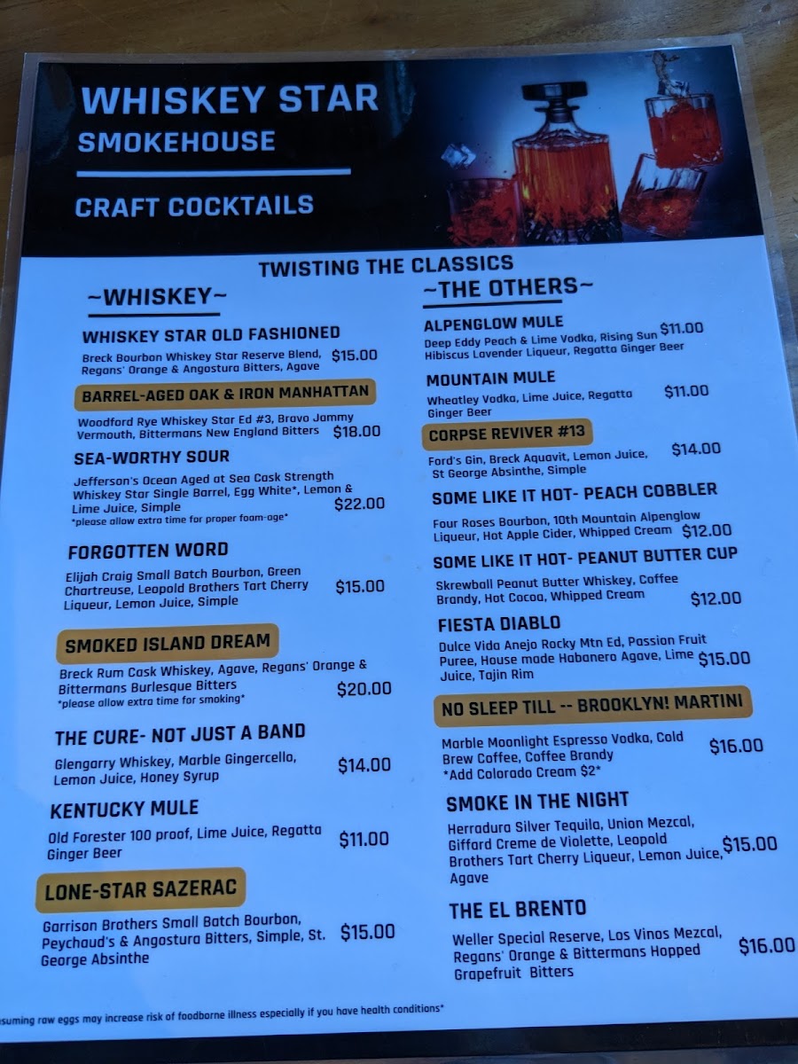 Menu Whiskey Star Smokehouse-5