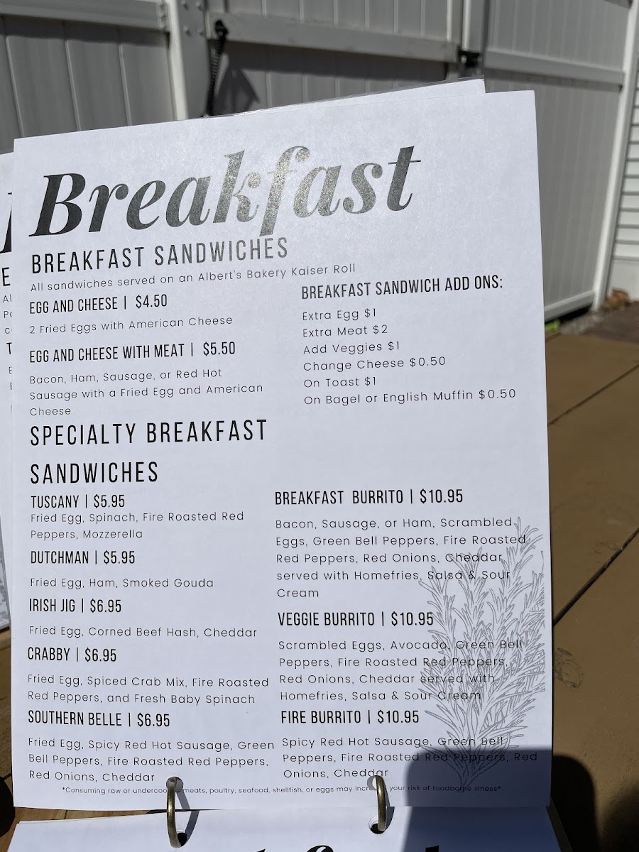 Whistle Stop Menu-4