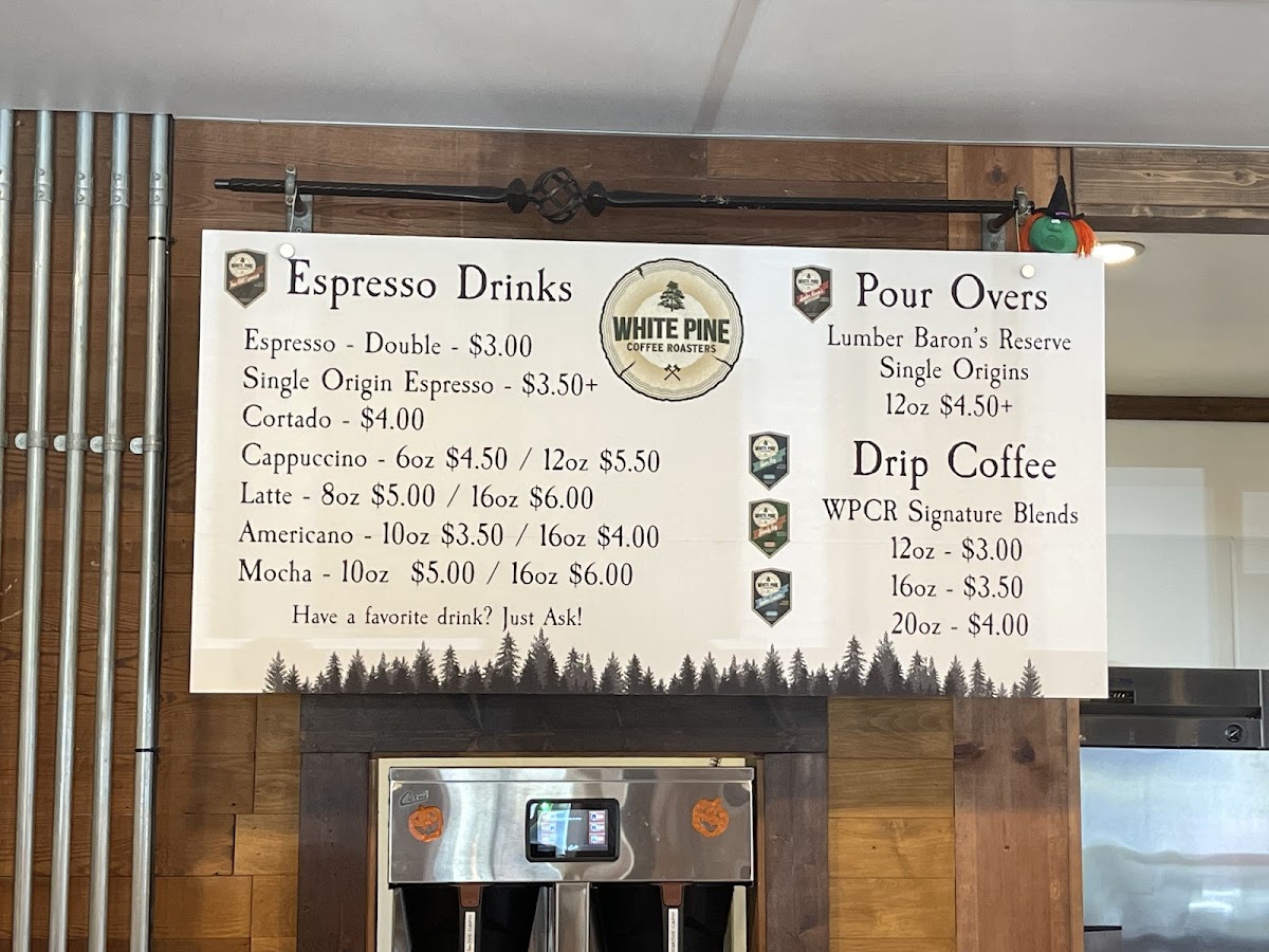 Menu White Pine Coffee Roasters-4