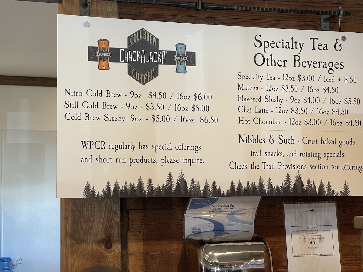 Menu White Pine Coffee Roasters-6