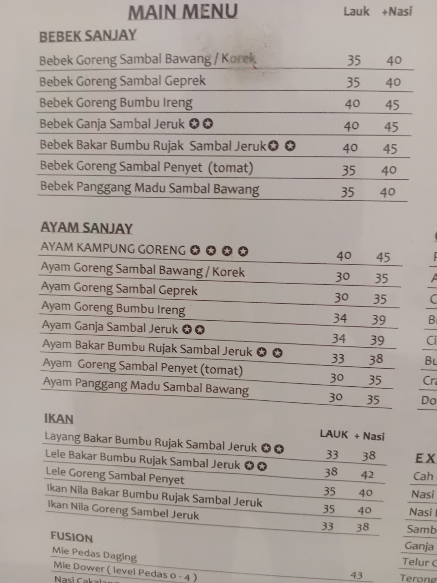 Menu White Place-5