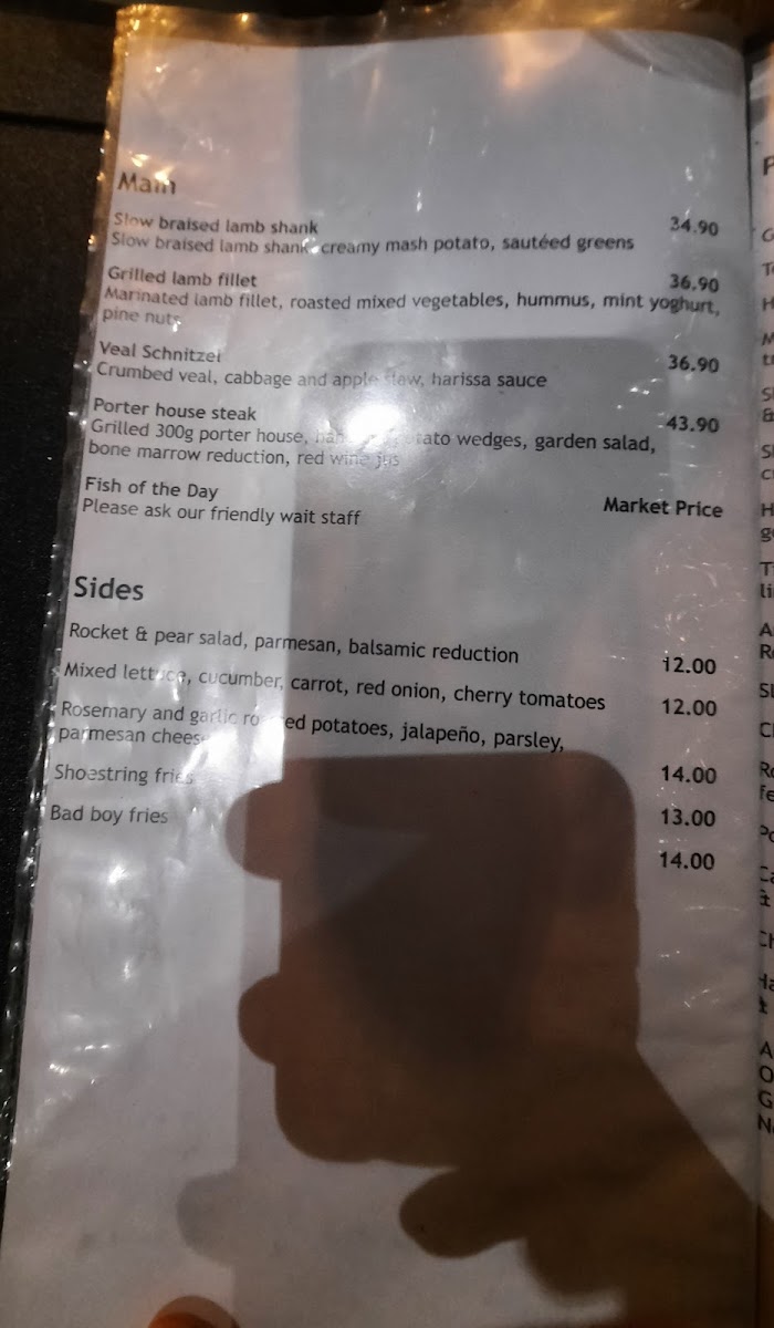Menu White Rabbit Restaurant Brighton-10