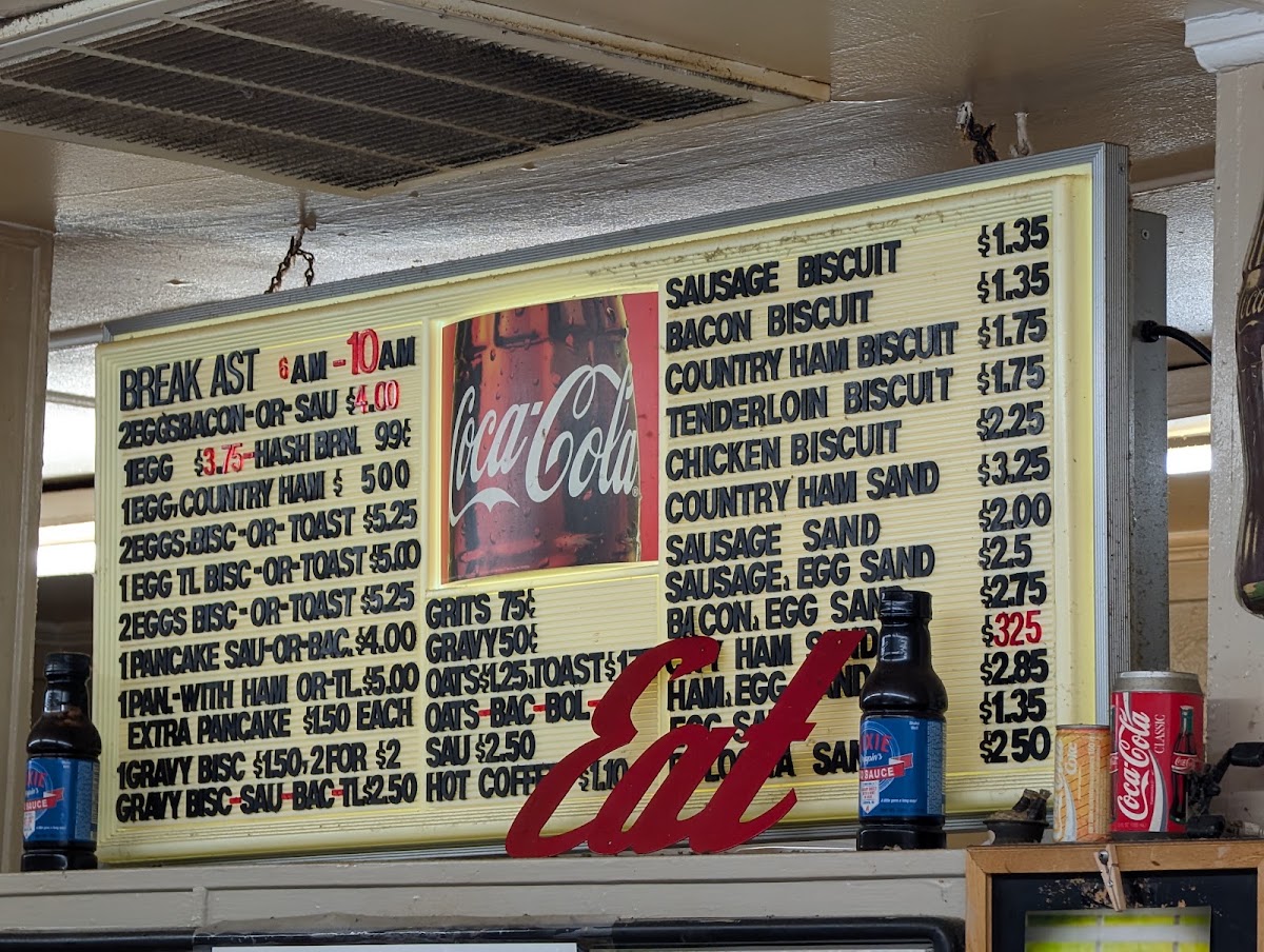 Menu - White Trolley Cafe-1