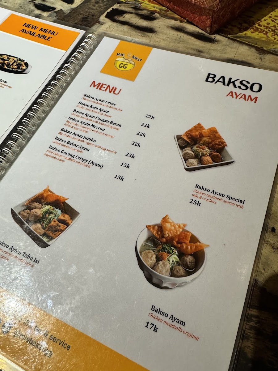 Menu White Yellow Resto-8