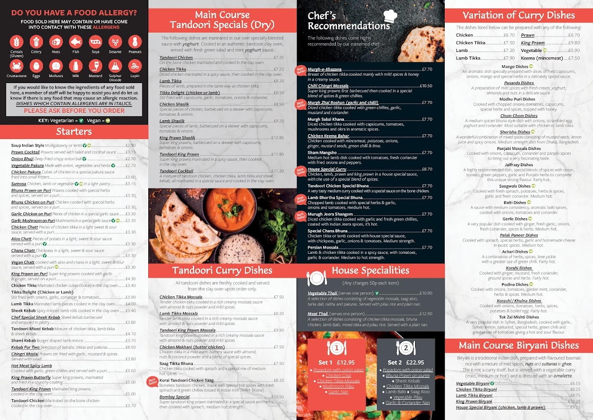 Menu Whitley Bay Tandoori-2