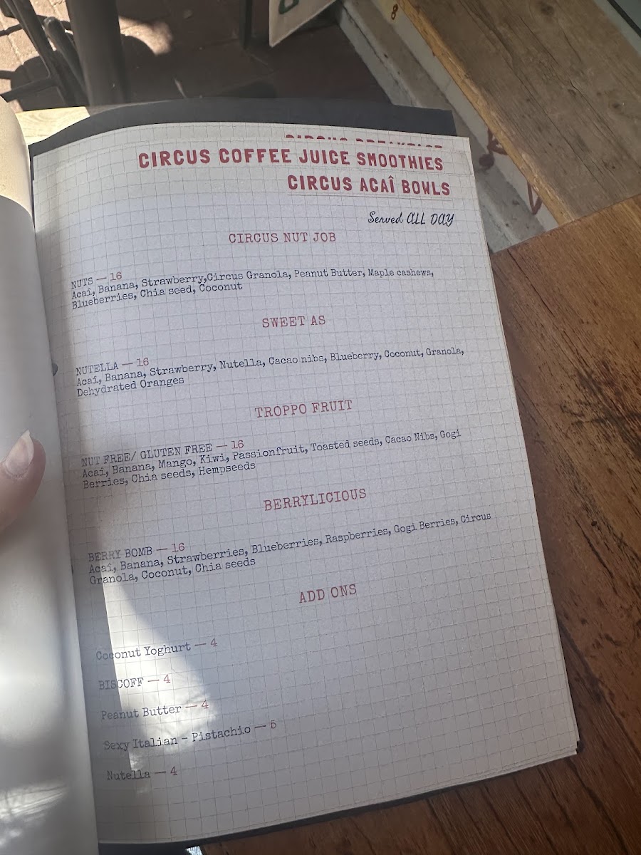 Menu Wholefood Circus-10