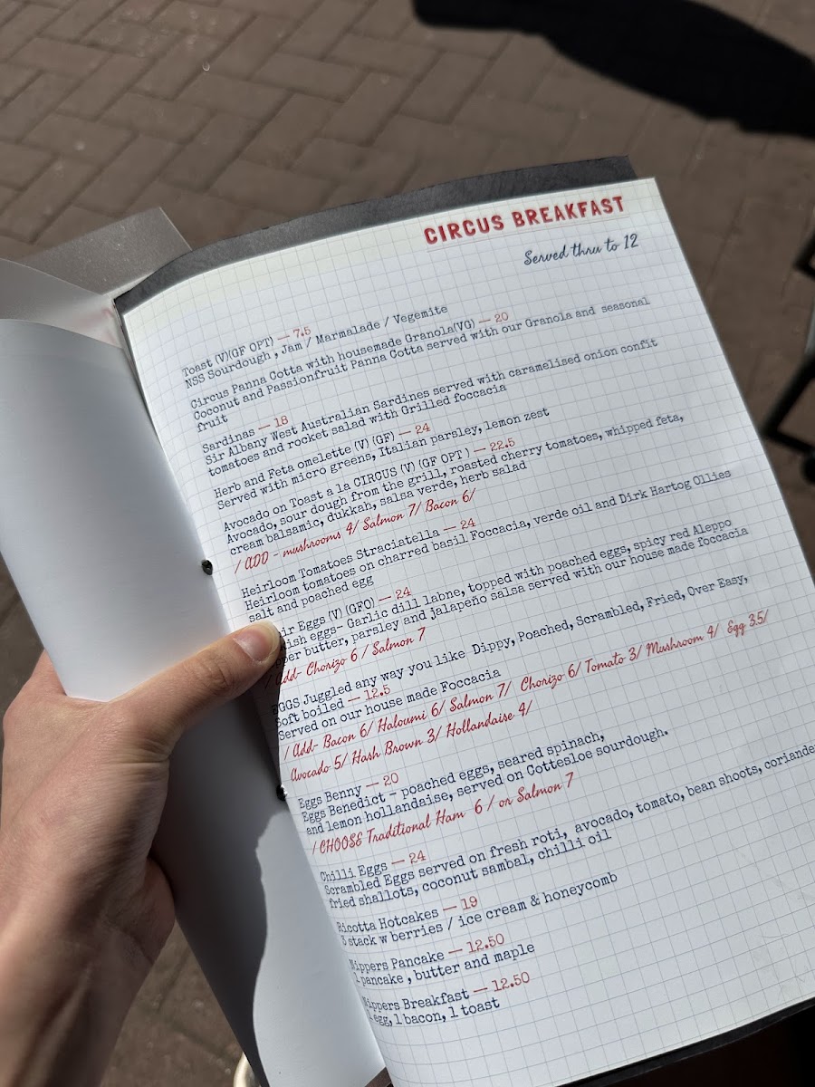 Menu Wholefood Circus-9