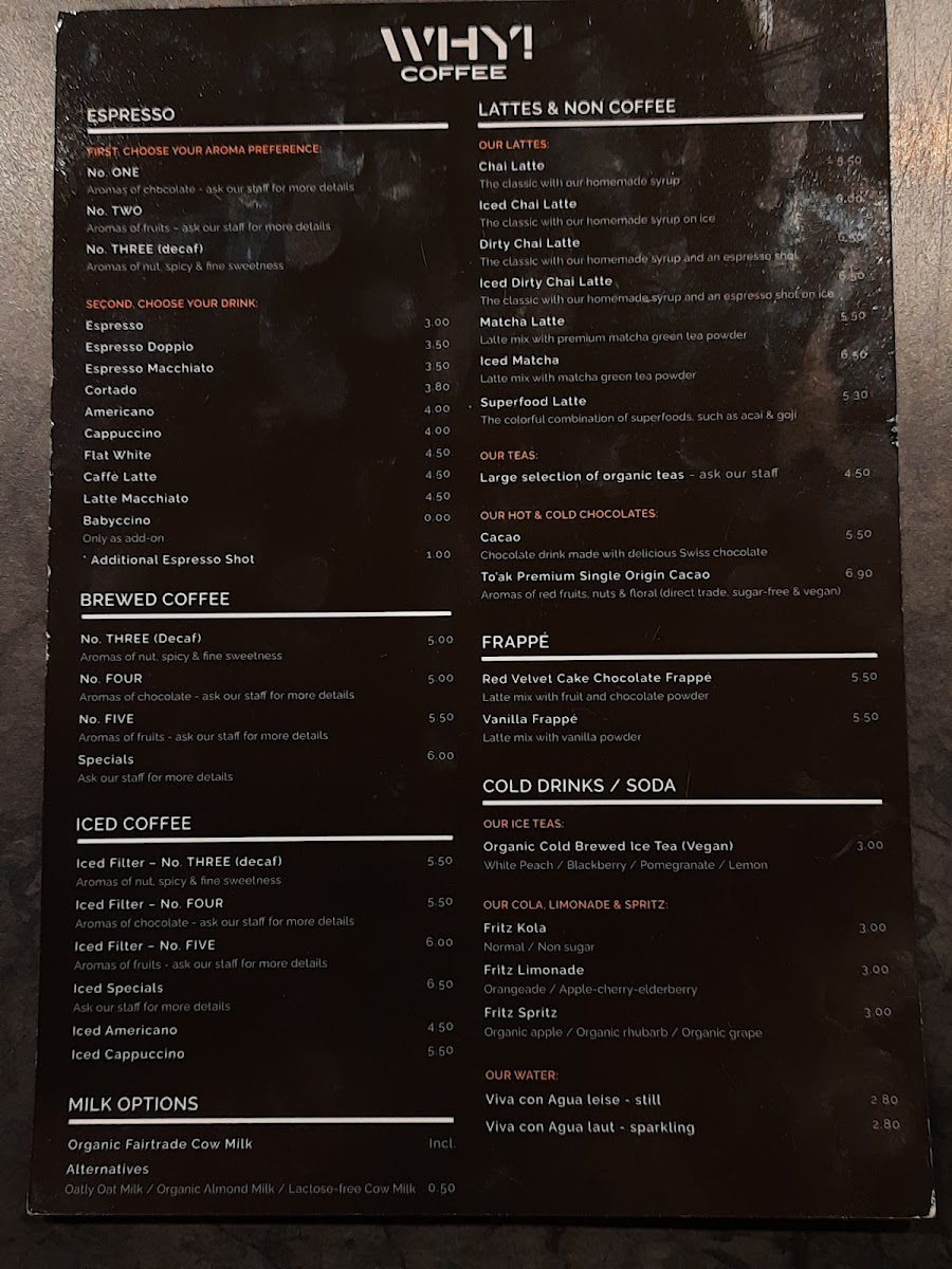 Menu Why! Specialty Coffee @ Midea Home Lounge-1