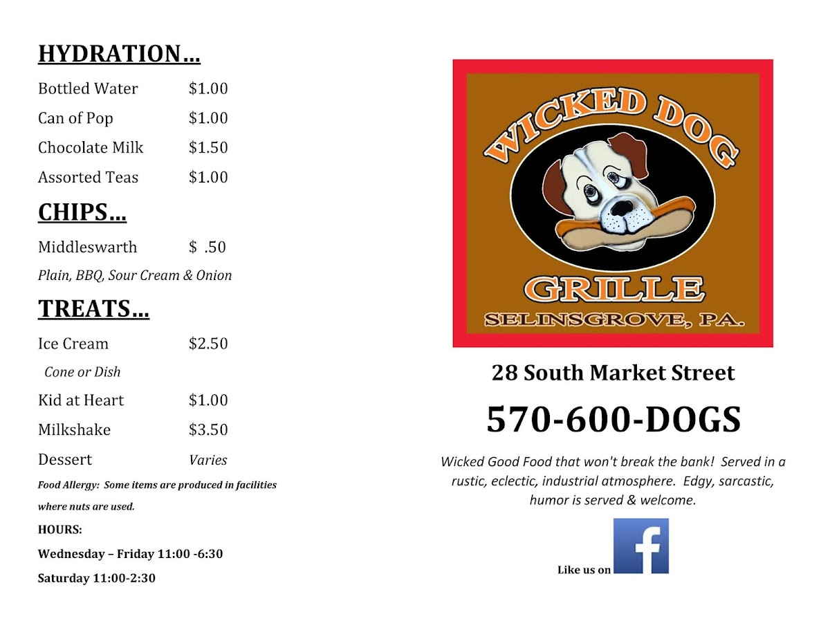 Menu Wicked Dog Grille-8