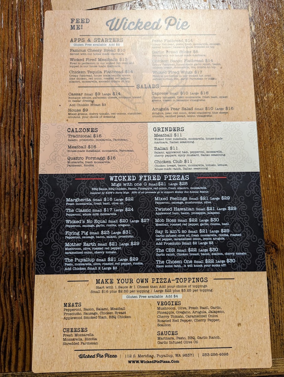 Menu Wicked Pie Pizza-7