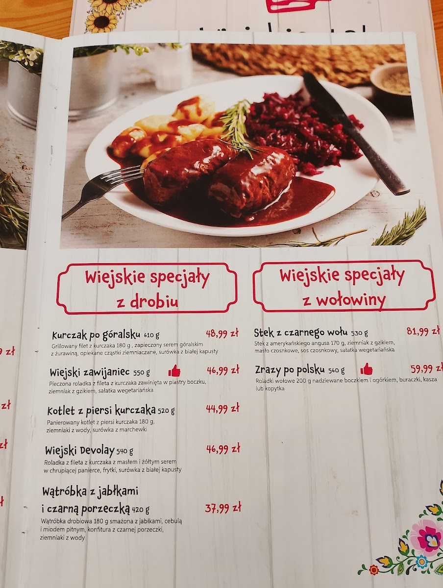 Menu Wiejskie Jadło-2