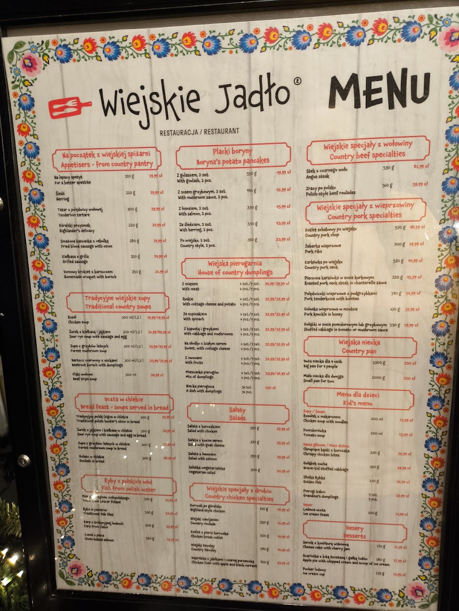 Menu Wiejskie Jadło-7