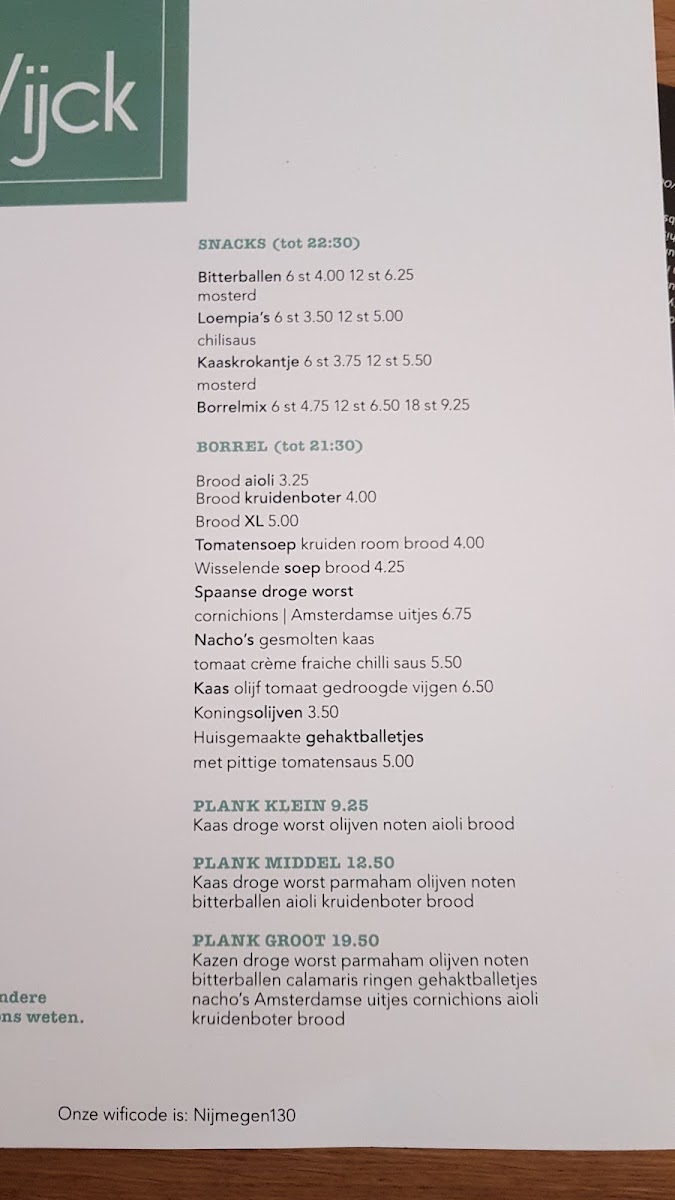 Menu Wijck-1
