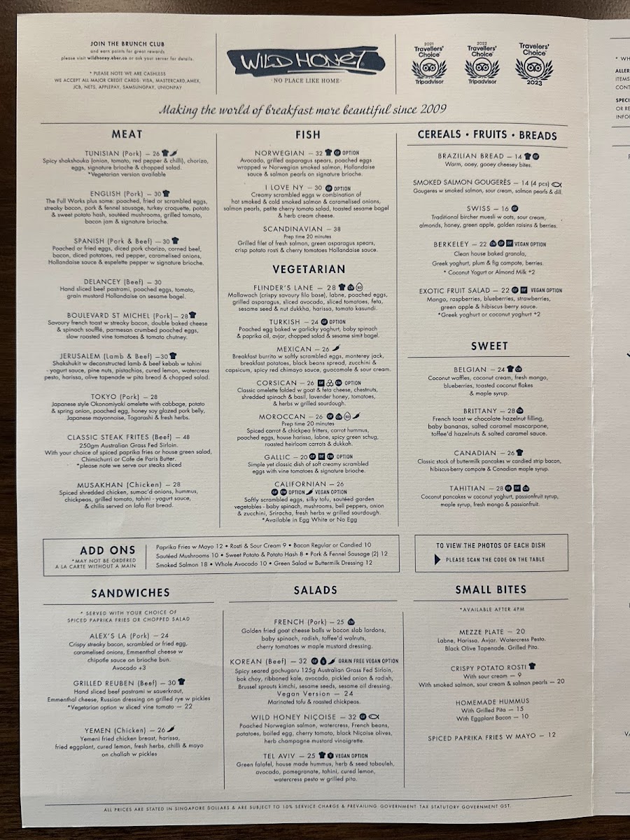 Menu Wild Honey Mandarin Gallery-2