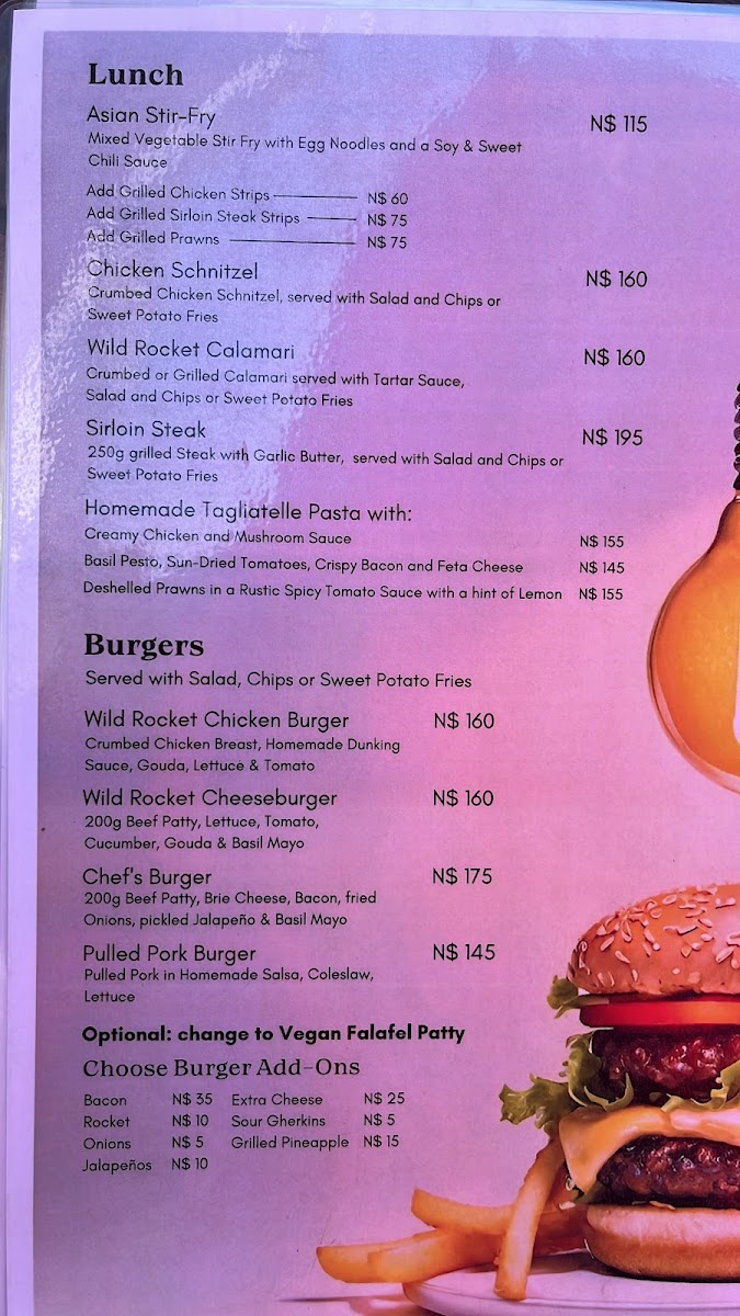Menu Wild Rocket Cafe-10