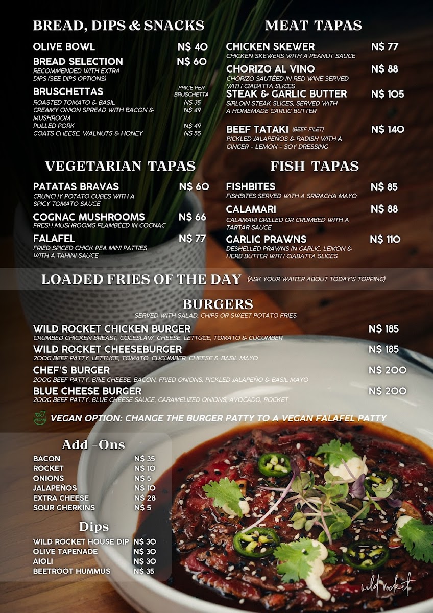 Menu Wild Rocket Cafe-2