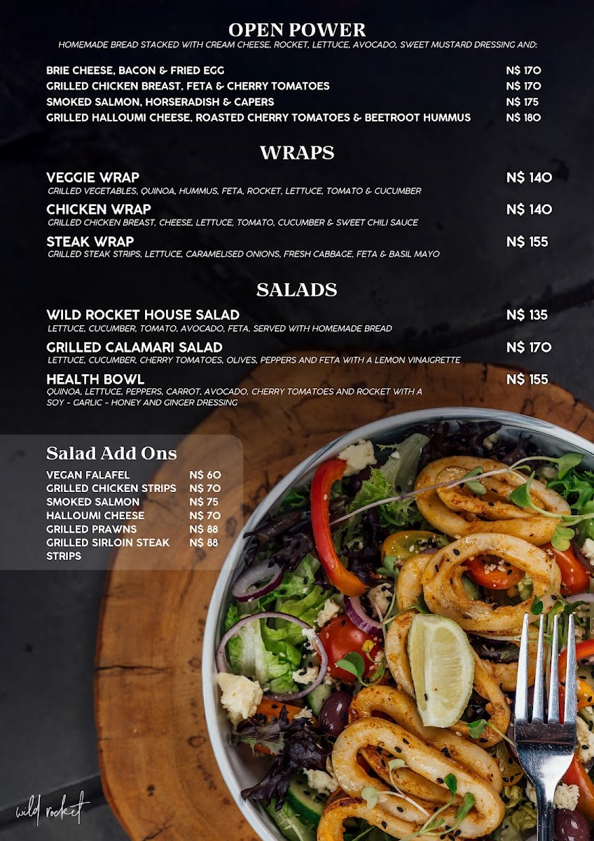 Menu Wild Rocket Cafe-4