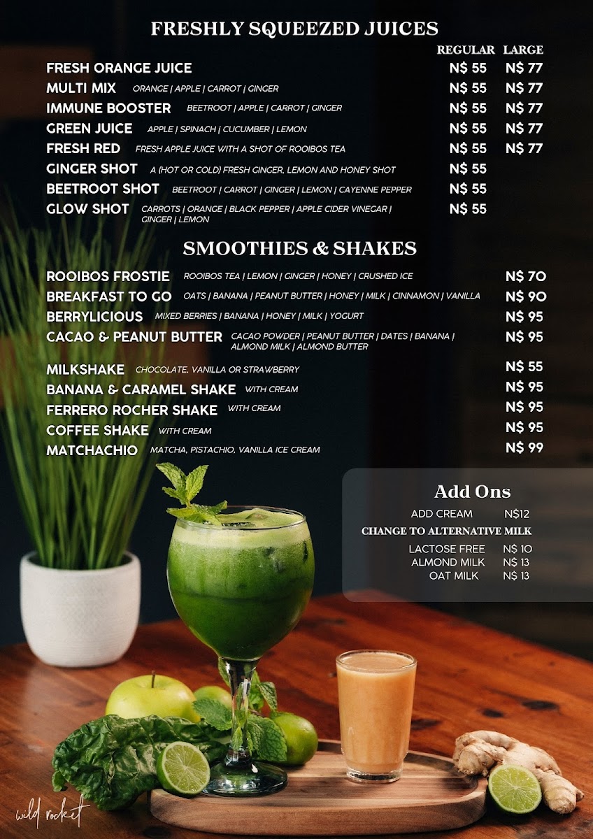 Menu Wild Rocket Cafe-5