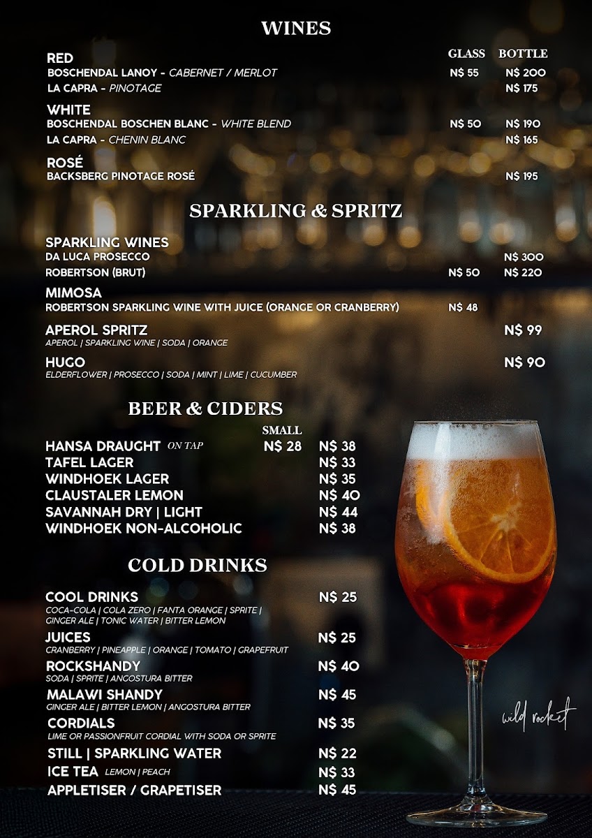 Menu Wild Rocket Cafe-9