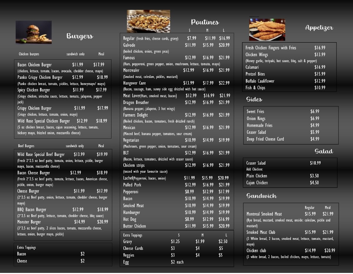 Menu Wild Rose Country Restaurant-3