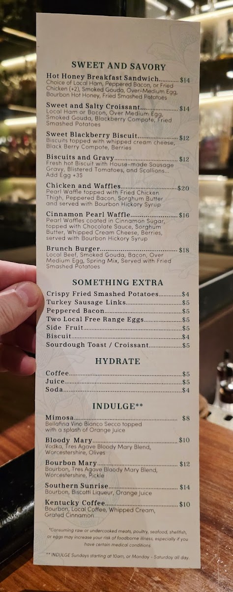 Menu Wild Swann Restaurant-1