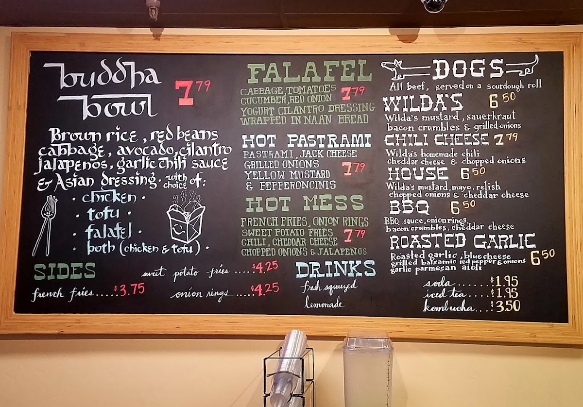 Menu Wilda's Grill-10
