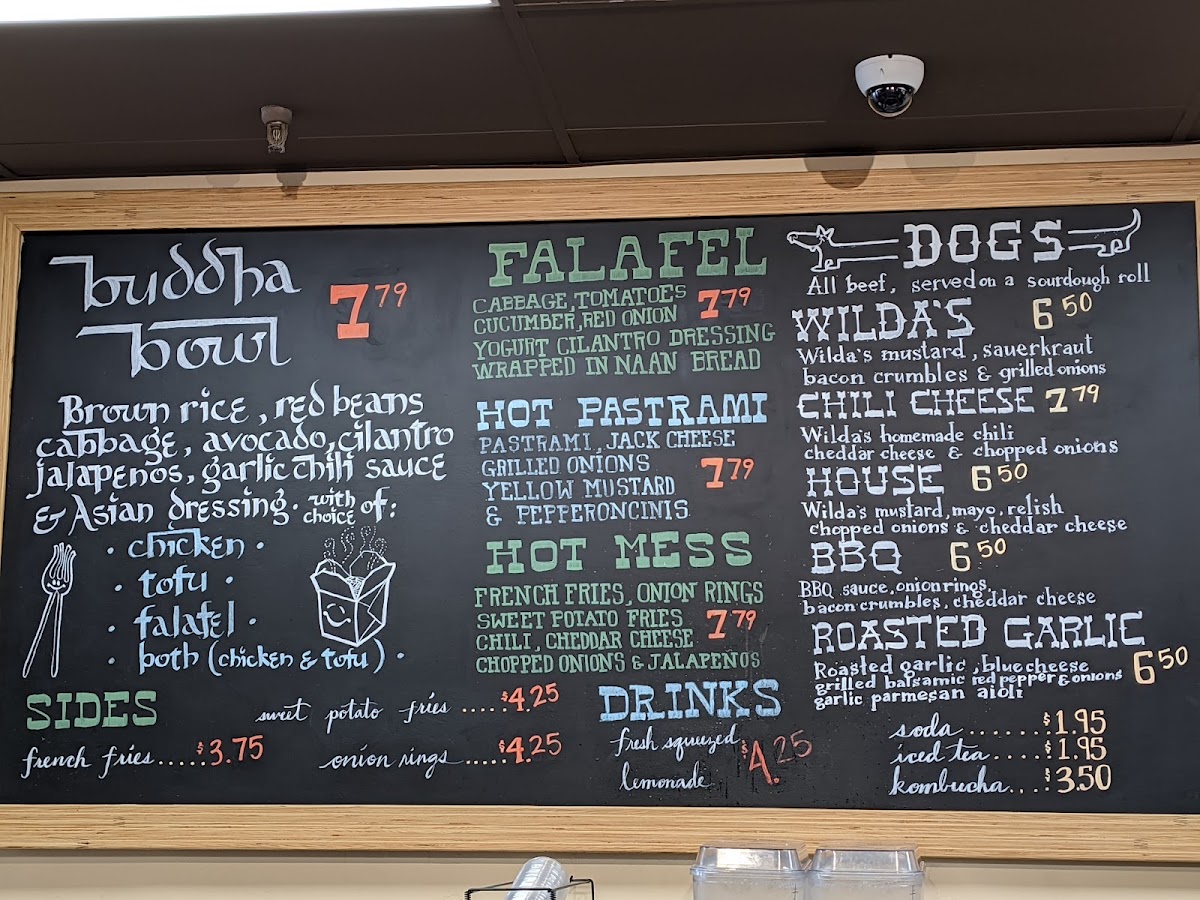 Menu Wilda's Grill-2