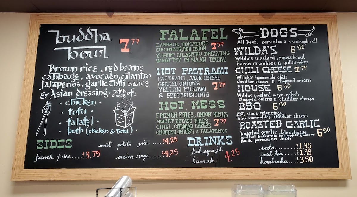 Menu Wilda's Grill-5