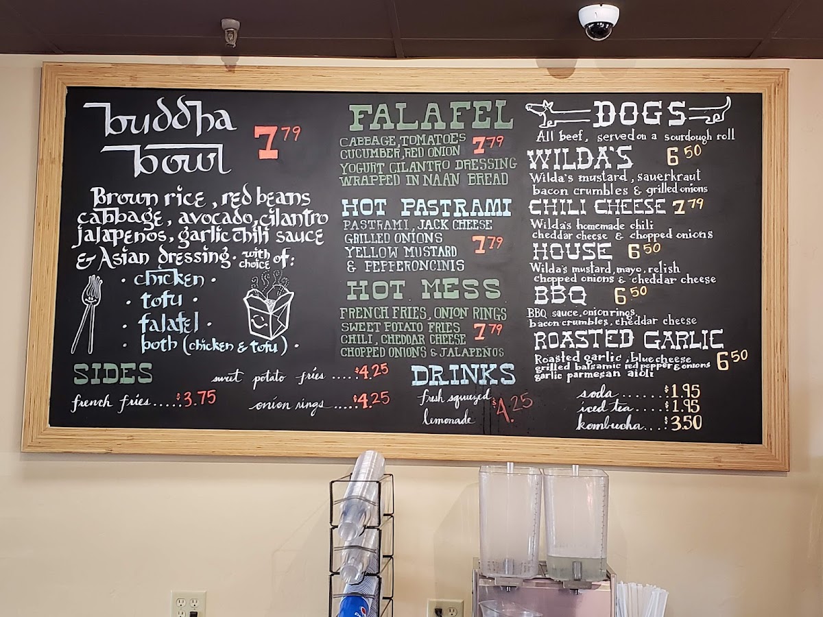 Menu Wilda's Grill-9