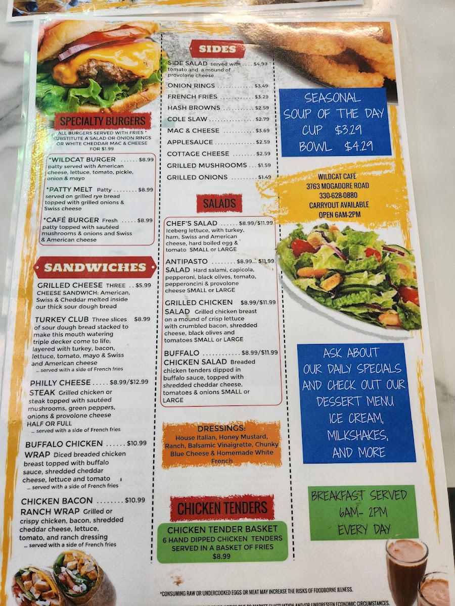 Menu Wildcat Café-2