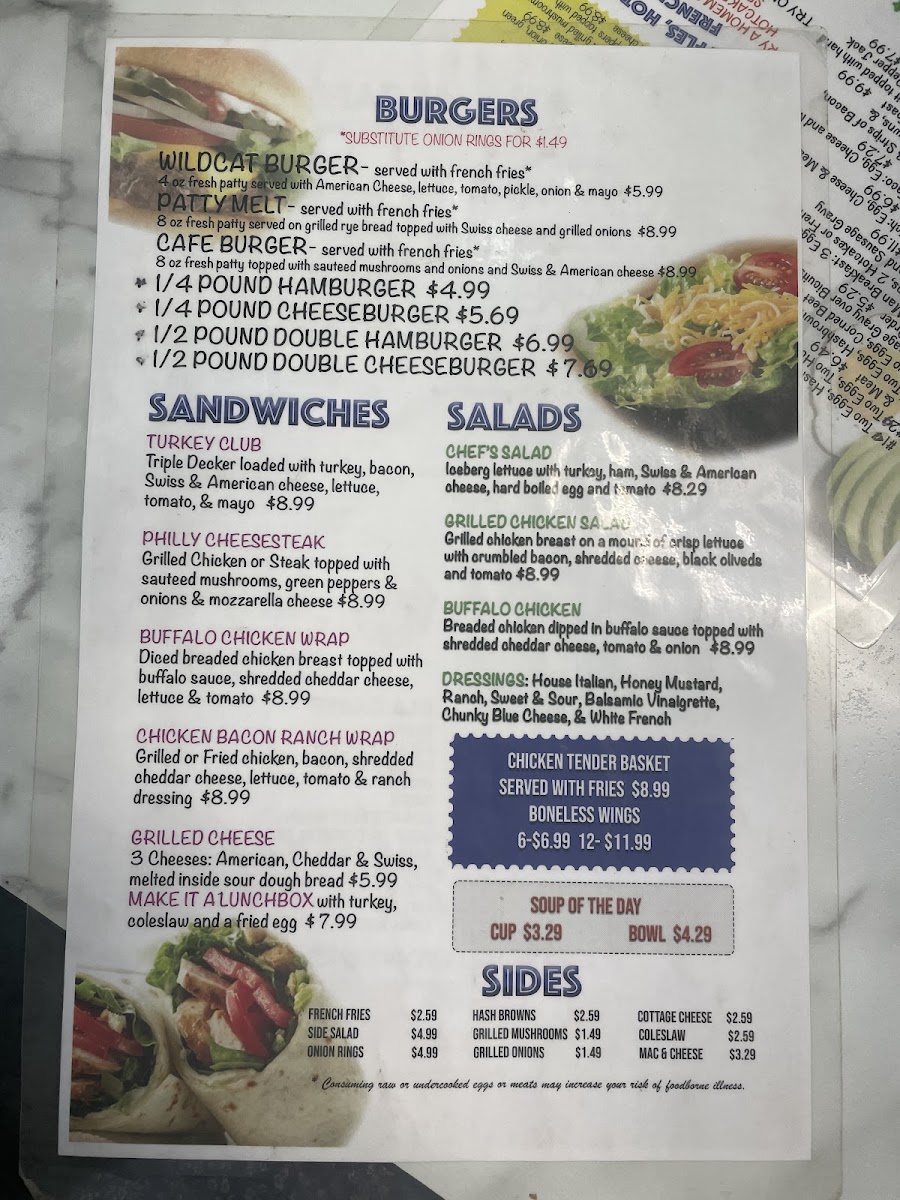 Menu Wildcat Café-7