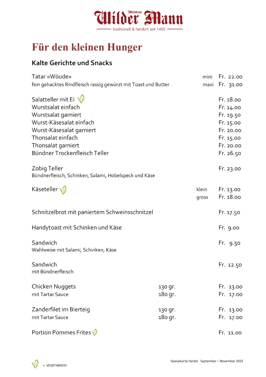 Menu Wilder Mann Sursee Ag-1