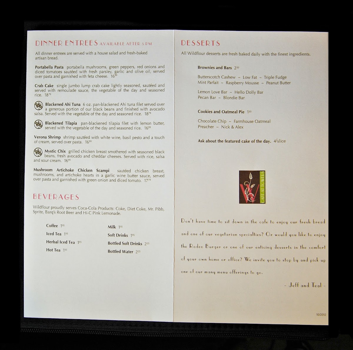 Menu Wildflour Cafe And Catering-4