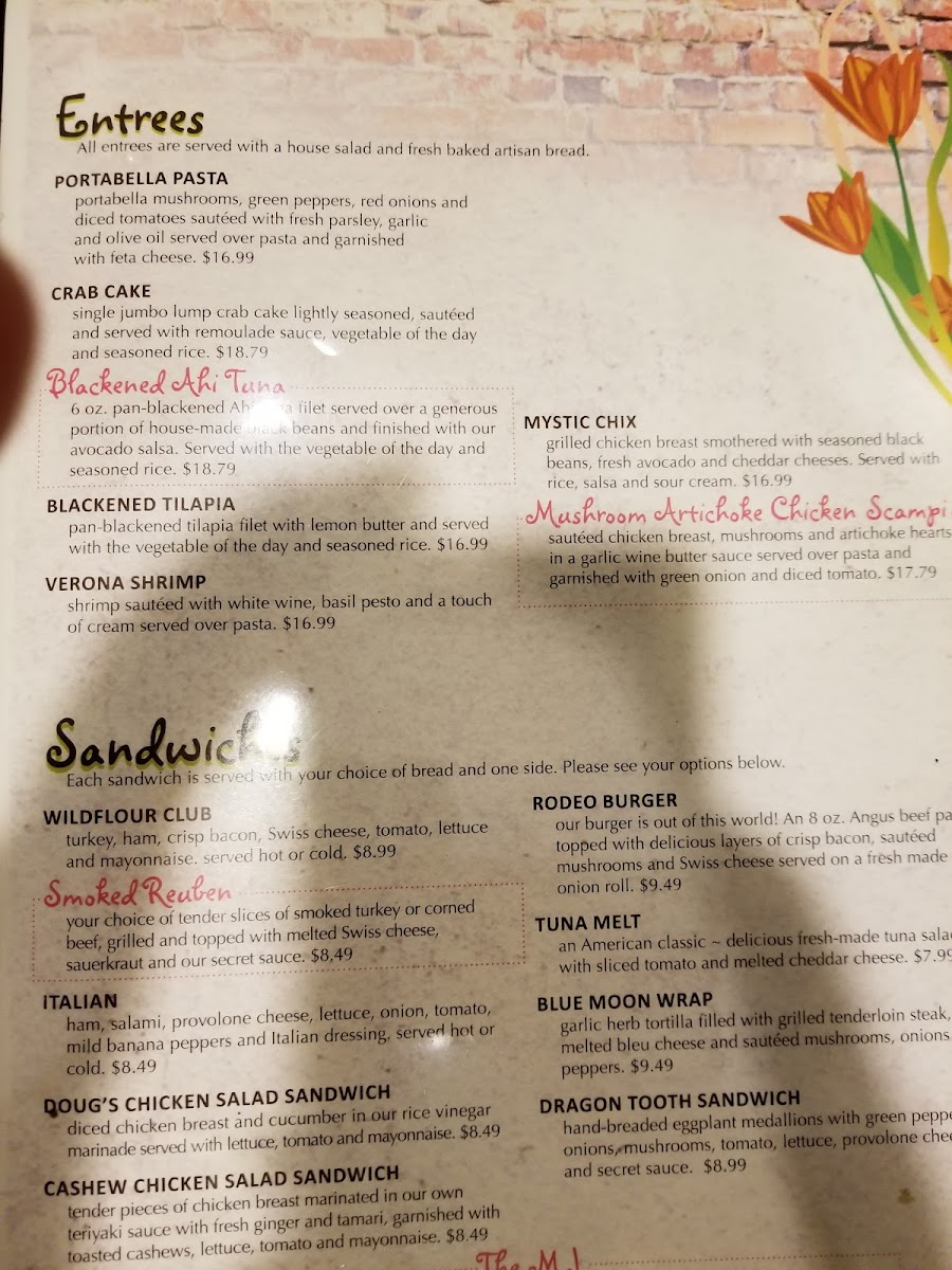 Menu Wildflour Cafe And Catering-7