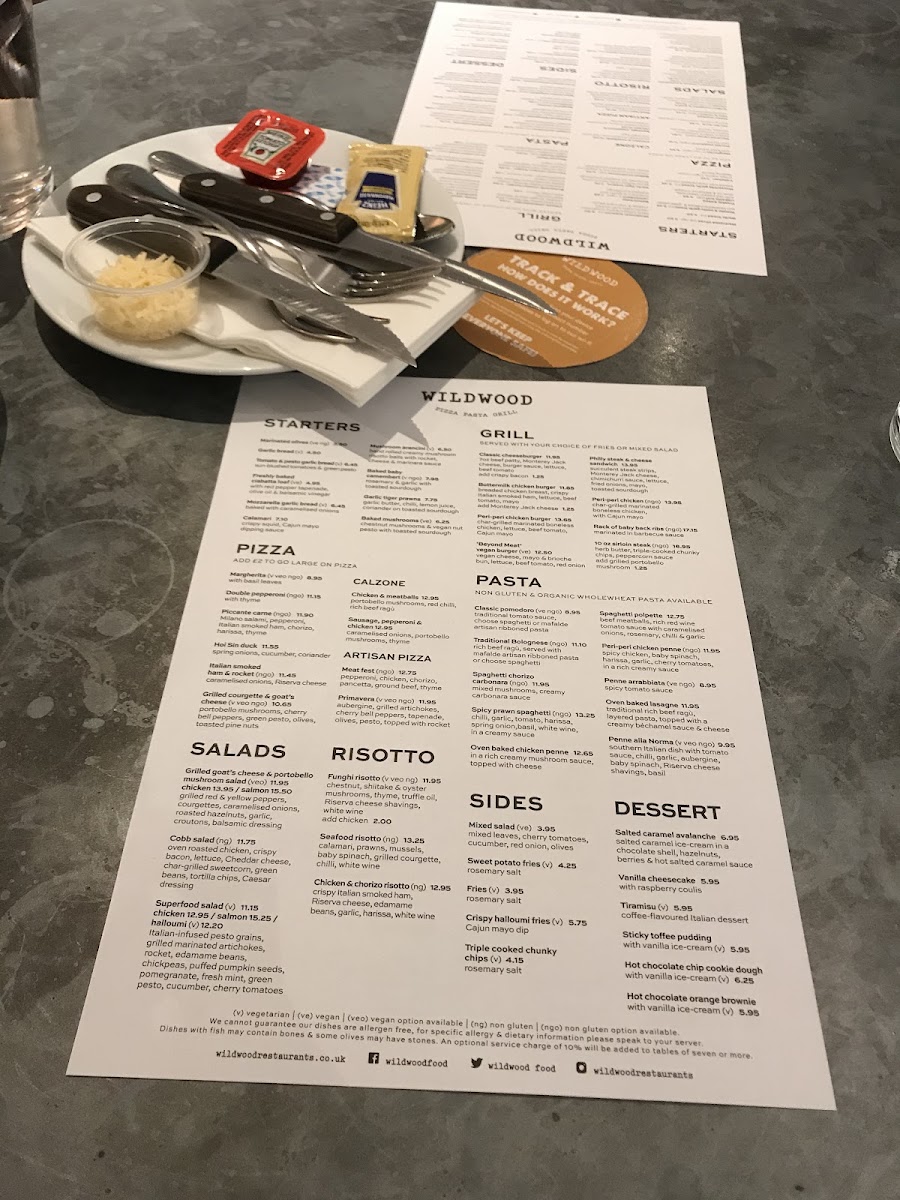 Menu Wildwood Restaurants Crawley-7