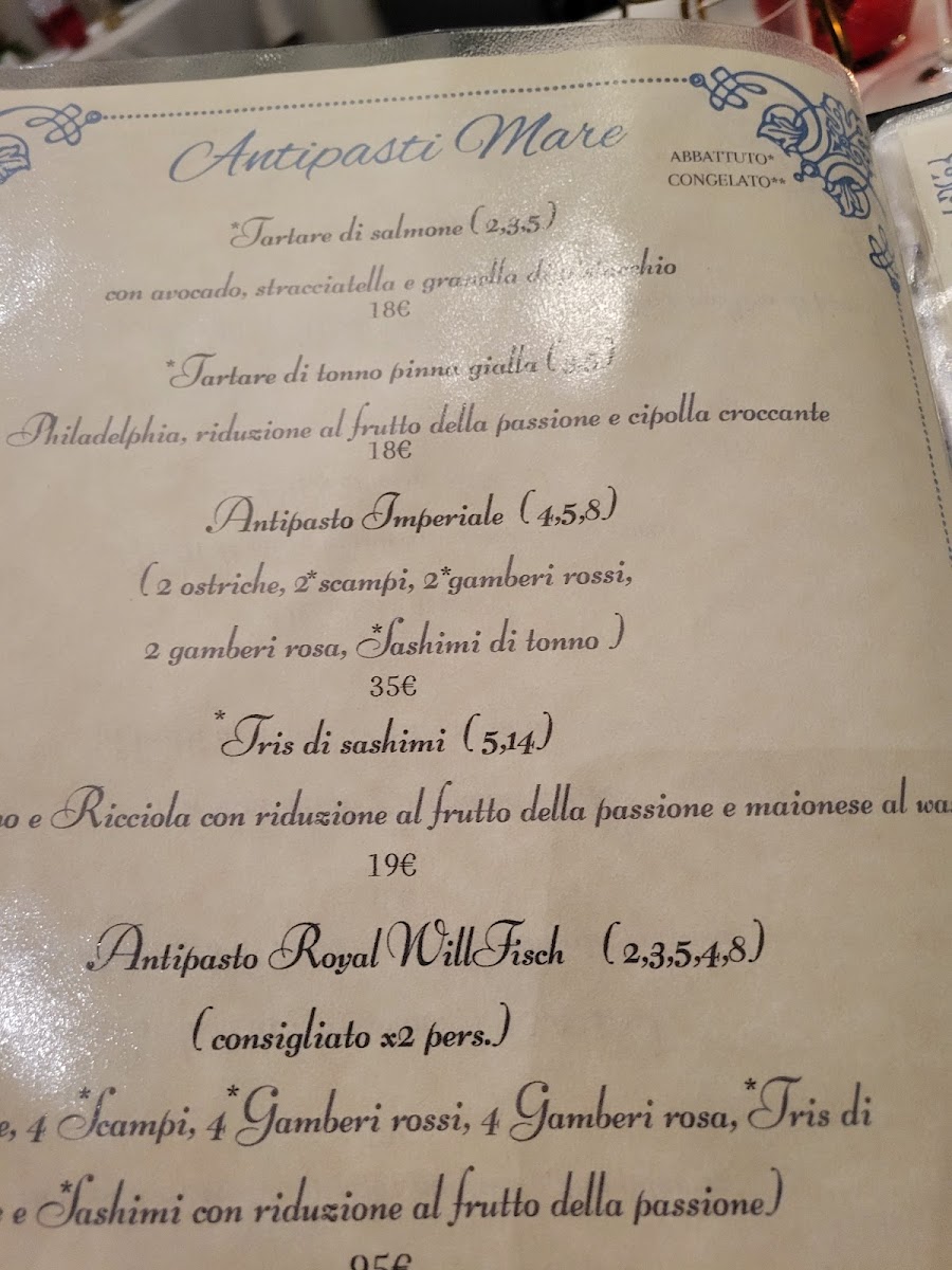 Menu Will Fisch Restaurant-2
