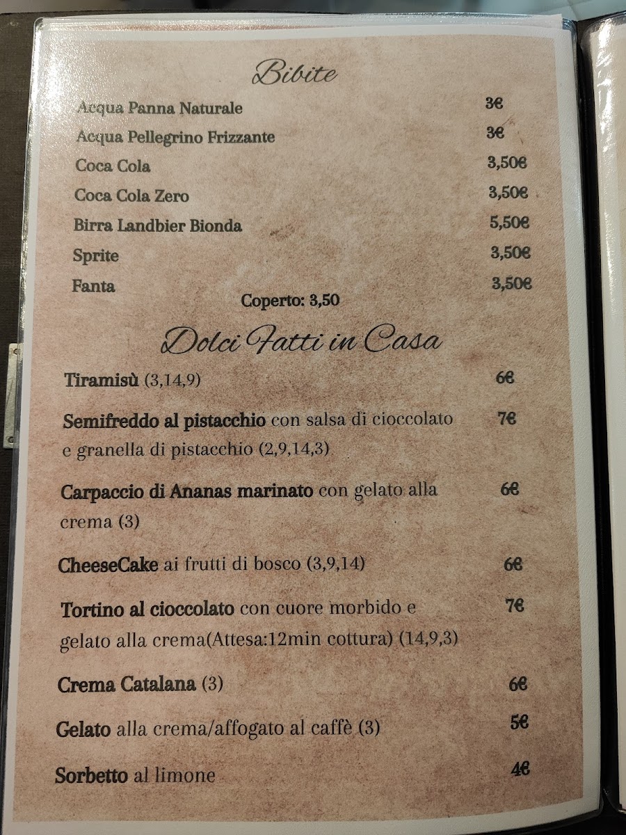 Menu Will Fisch Restaurant-5